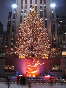 NYロックフェラークリスマスツリー